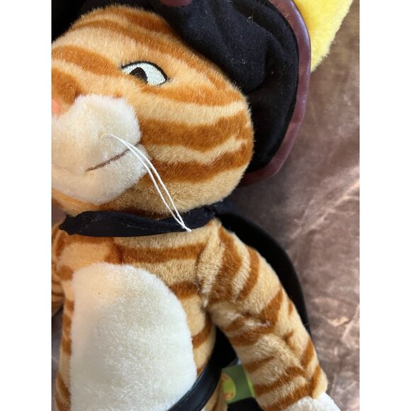 Shrek 2 Puss In Boots Bendable Plush Cat Beverly Hills Teddy Co 16" - Picture 7 of 16